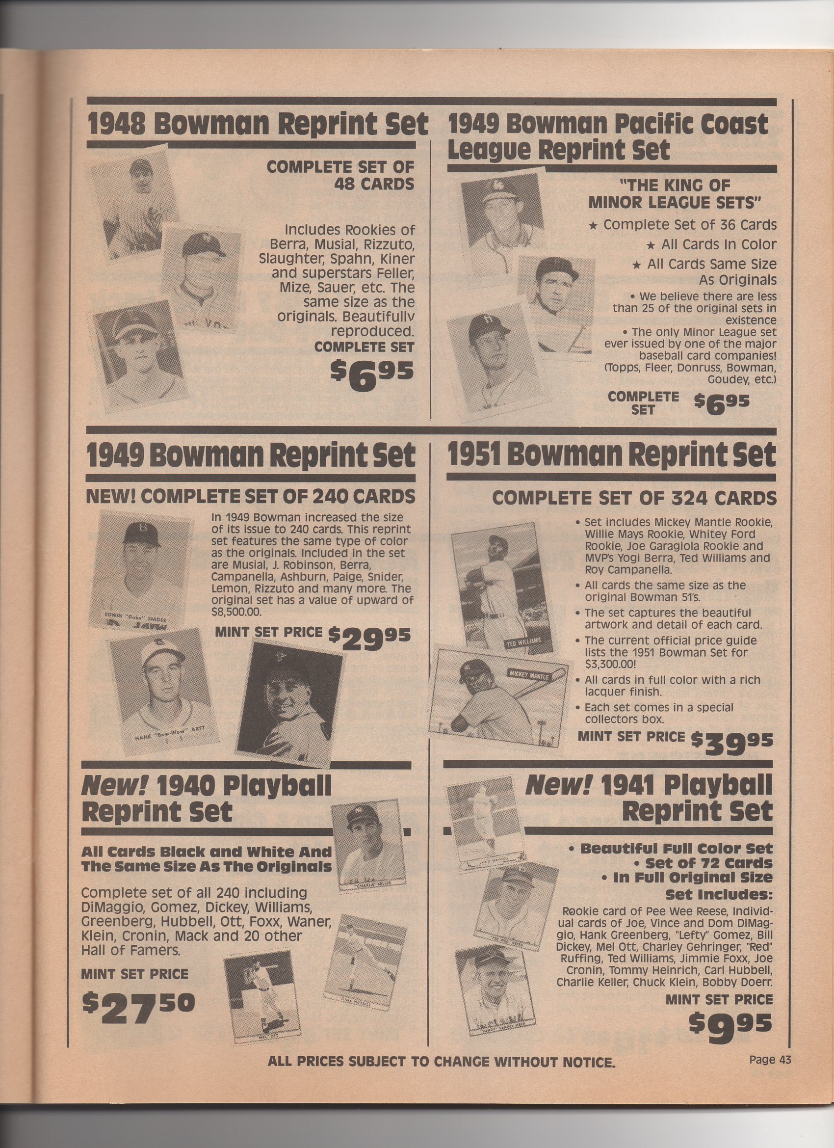 1989 san diego sports collectors, winter/spring catalog