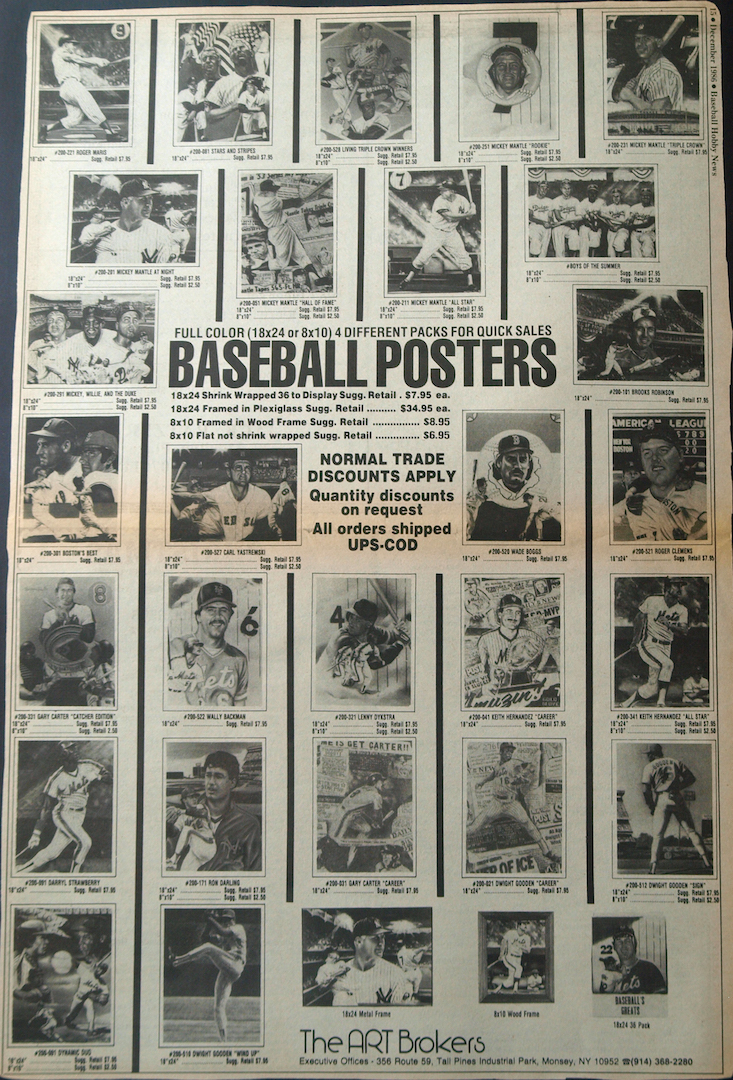 1986 baseball hobby news dec.