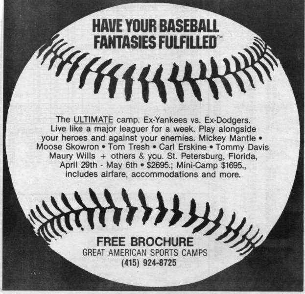 1984 Baseball Hobby News