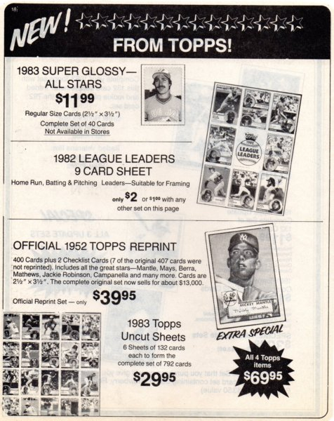 1983 Baseball Advertiser