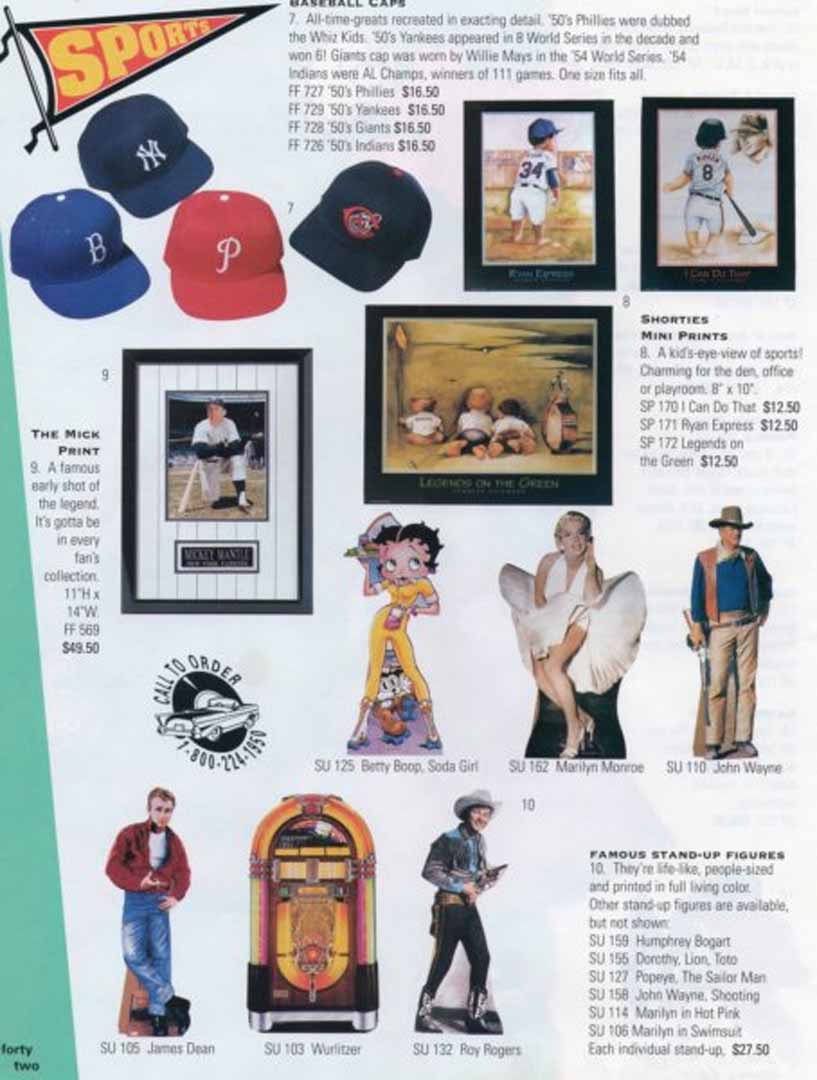 1997 back to the 50s catalog