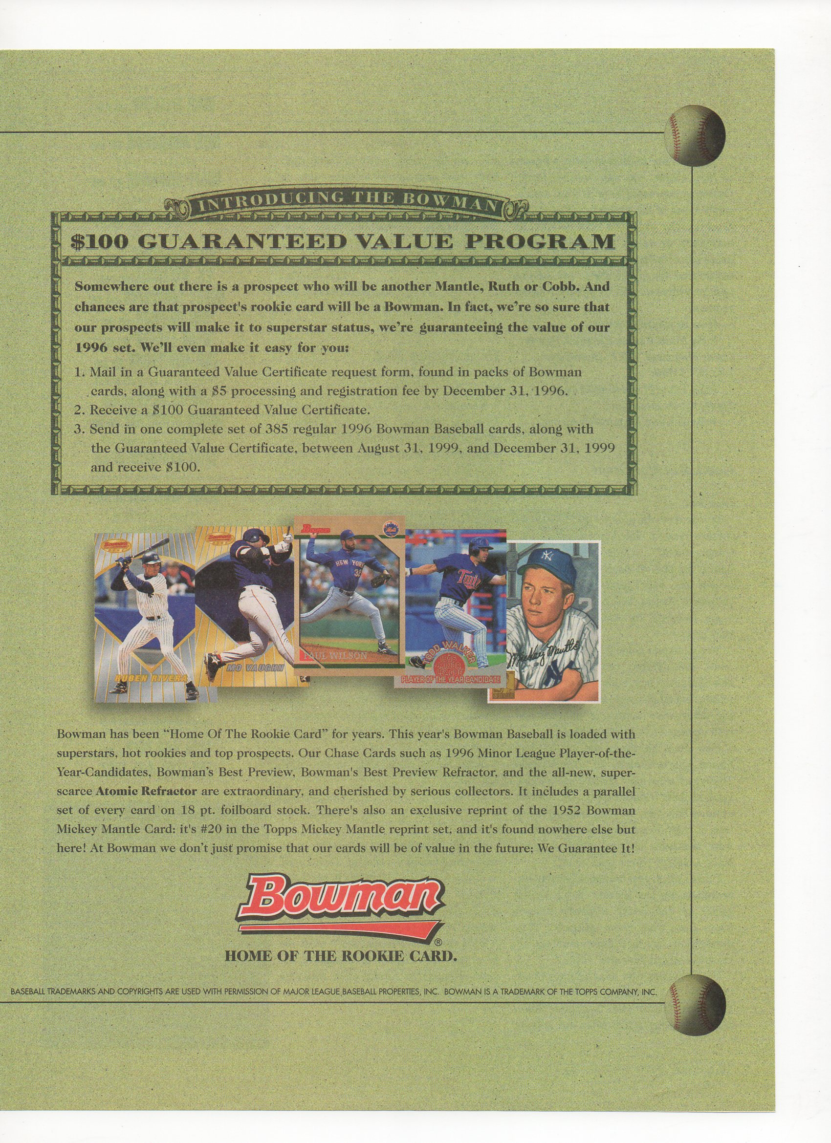 1996 sports card magazine