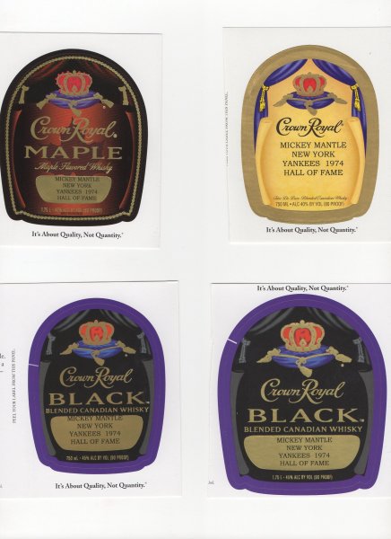 2014 crown royal paste over label