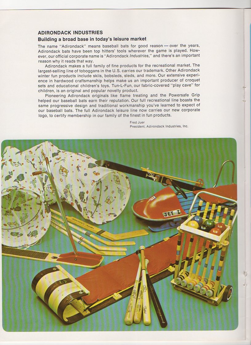 1969 adirondack 10 page catalog