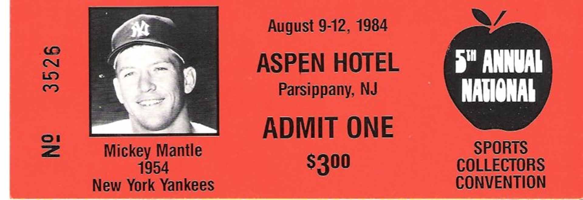 1984 show ticket august