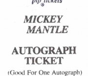 1990 autograph ticket 05/90