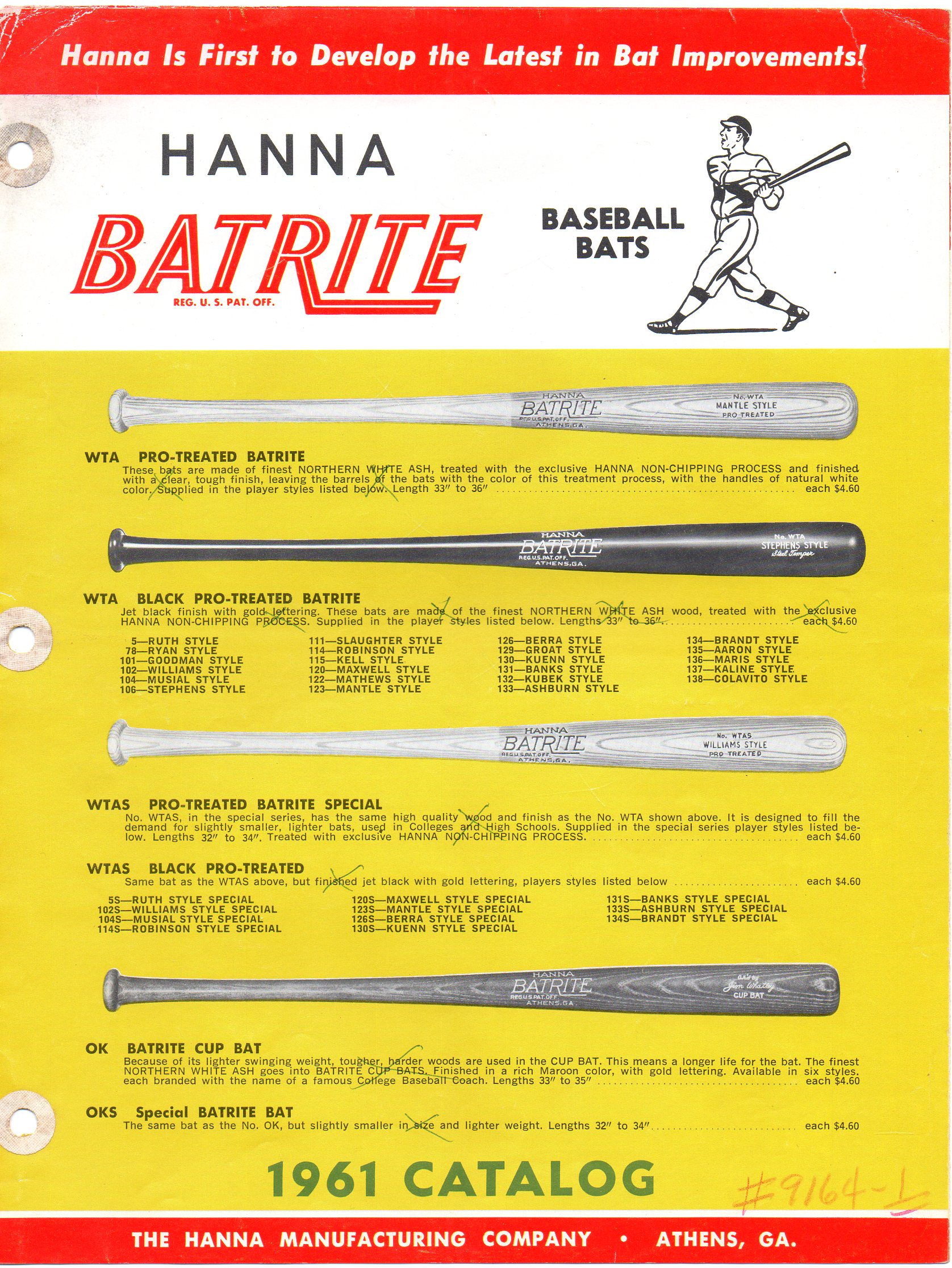1961 hanna-batrite catalog