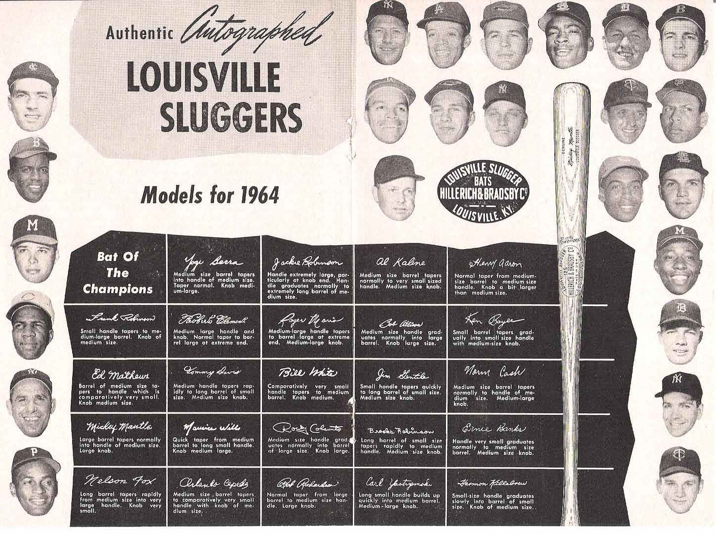 1964 louisville famous sluggers