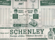 1953 basketball program 12/25/53