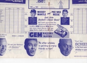 1954 basketball program 03/07/54