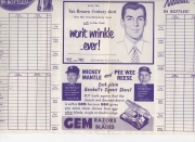 1953 basketball program 12/12/53