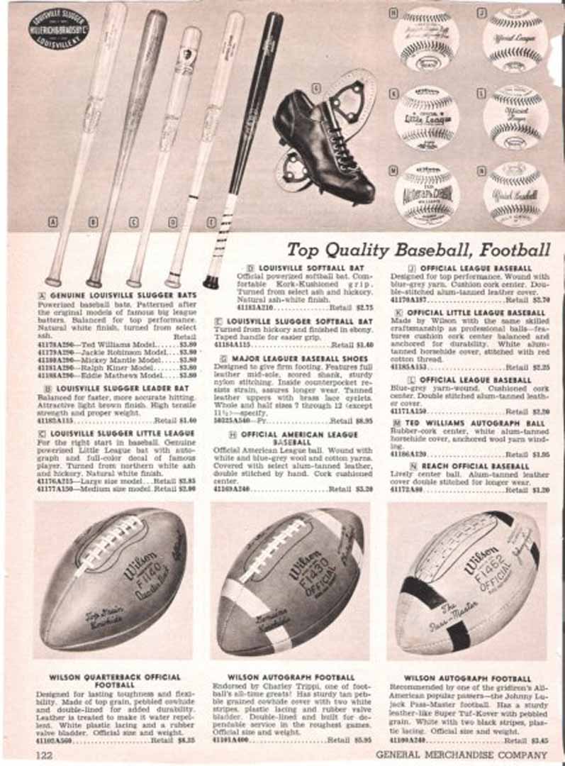 1954 general merchandise catalogue
