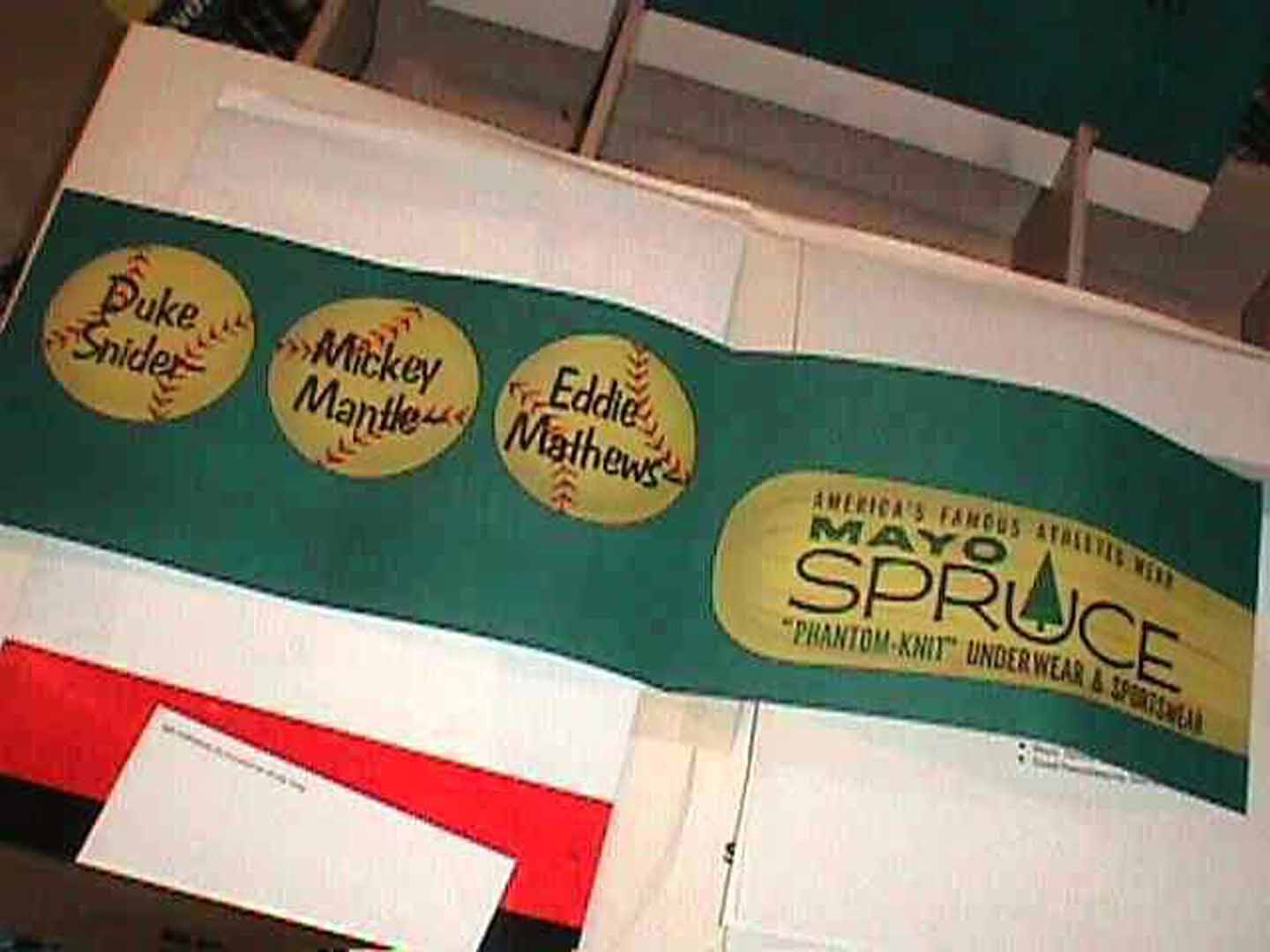 1955 mayo spruce store display