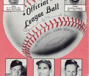 1956 baseball handbook and schedules