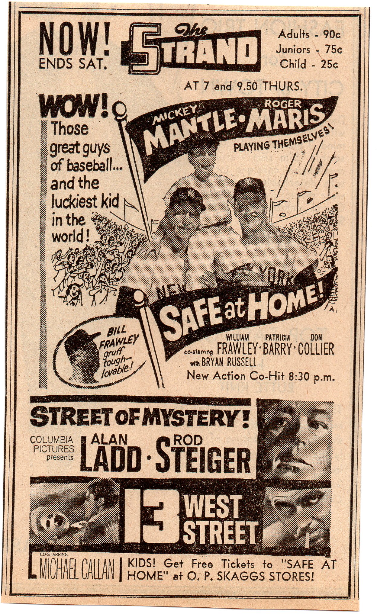1962 skaggs stores newspaper ad, western u.s.a.