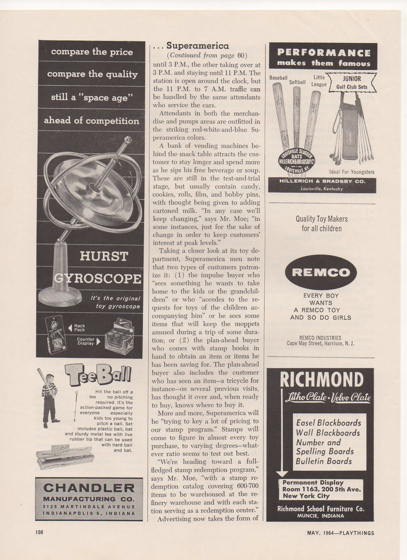 1964 playthings magazine, may