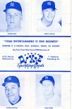 1964 richmond virginians score card