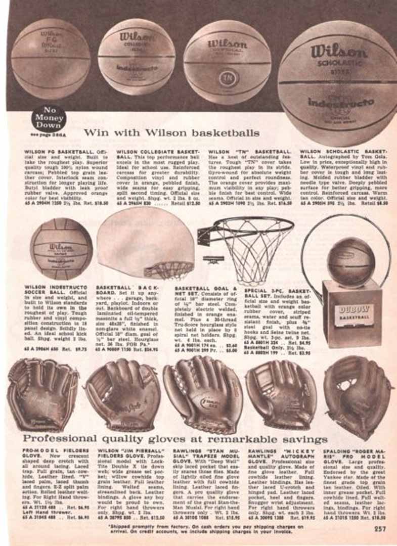 1962 spors catalog
