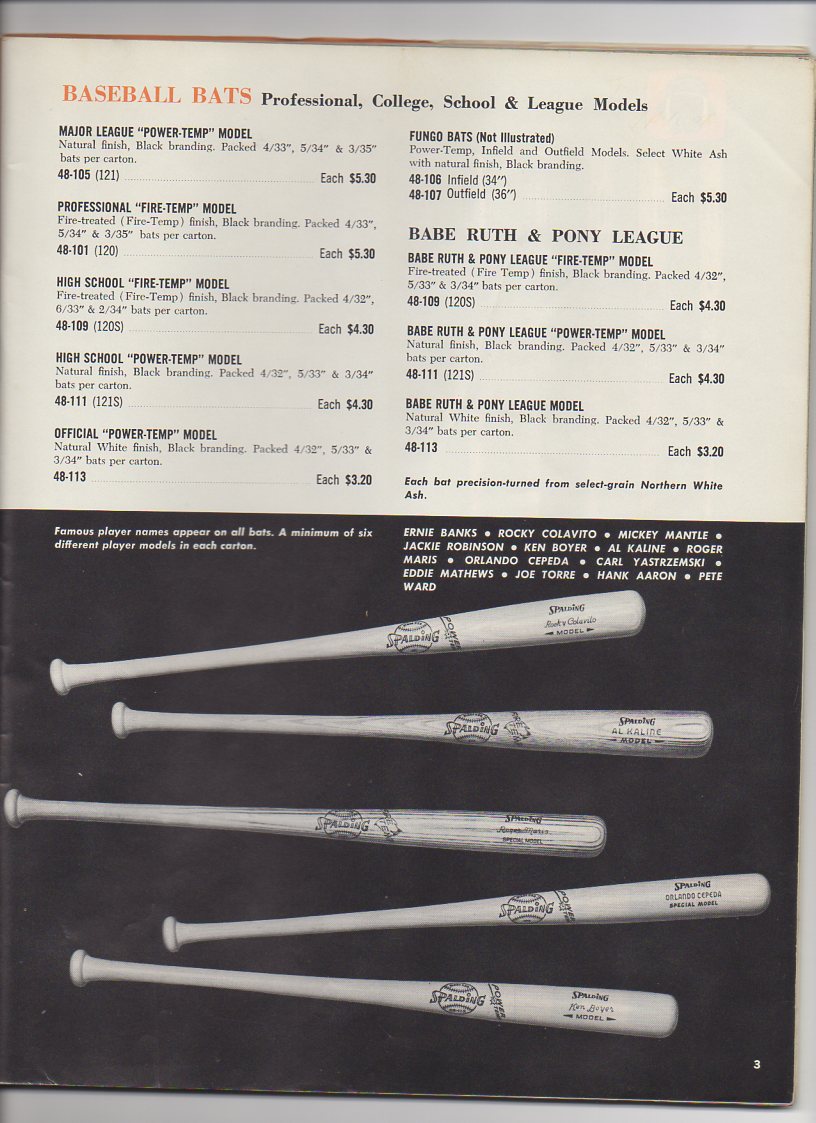 1969 spalding annual retail catalog