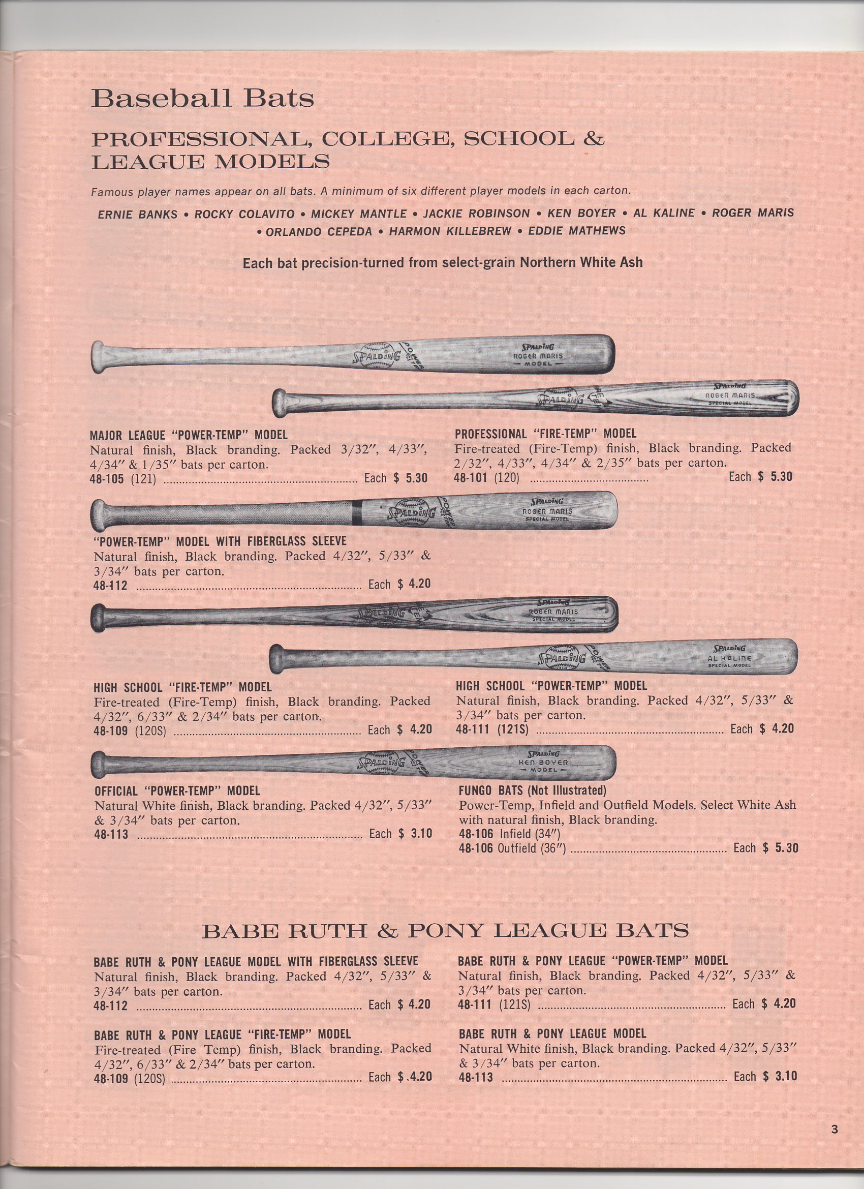 1968 spalding annual reatil catalog