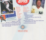 1995 topps series 1, blank back flyer