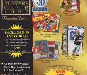 1997 players club, 2 sided flyer