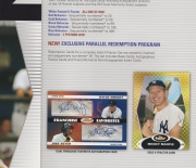2008 topps 3 page heavy stock foldout