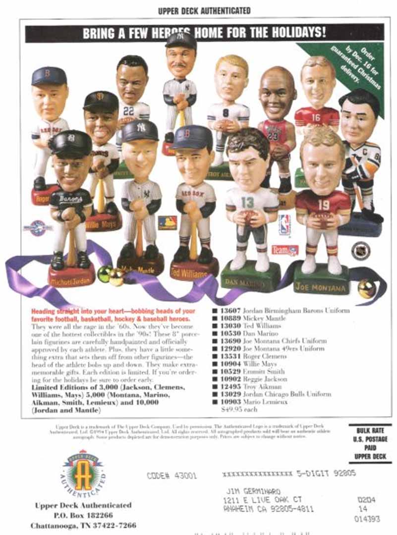 1994sports collectibles and gifts holiday mag edition