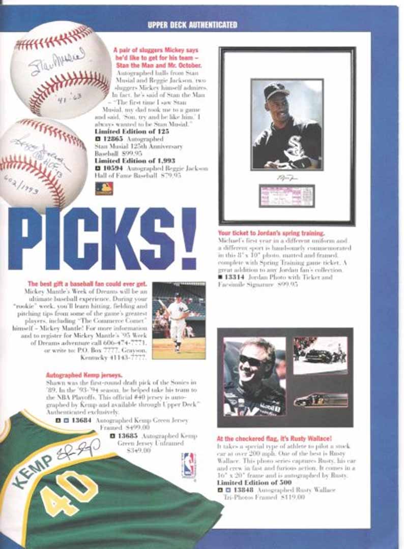 1994 sports collectibles and gifts holiday mag edition