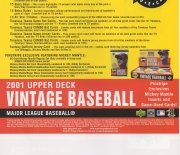 2000 upper deck flyer two sided