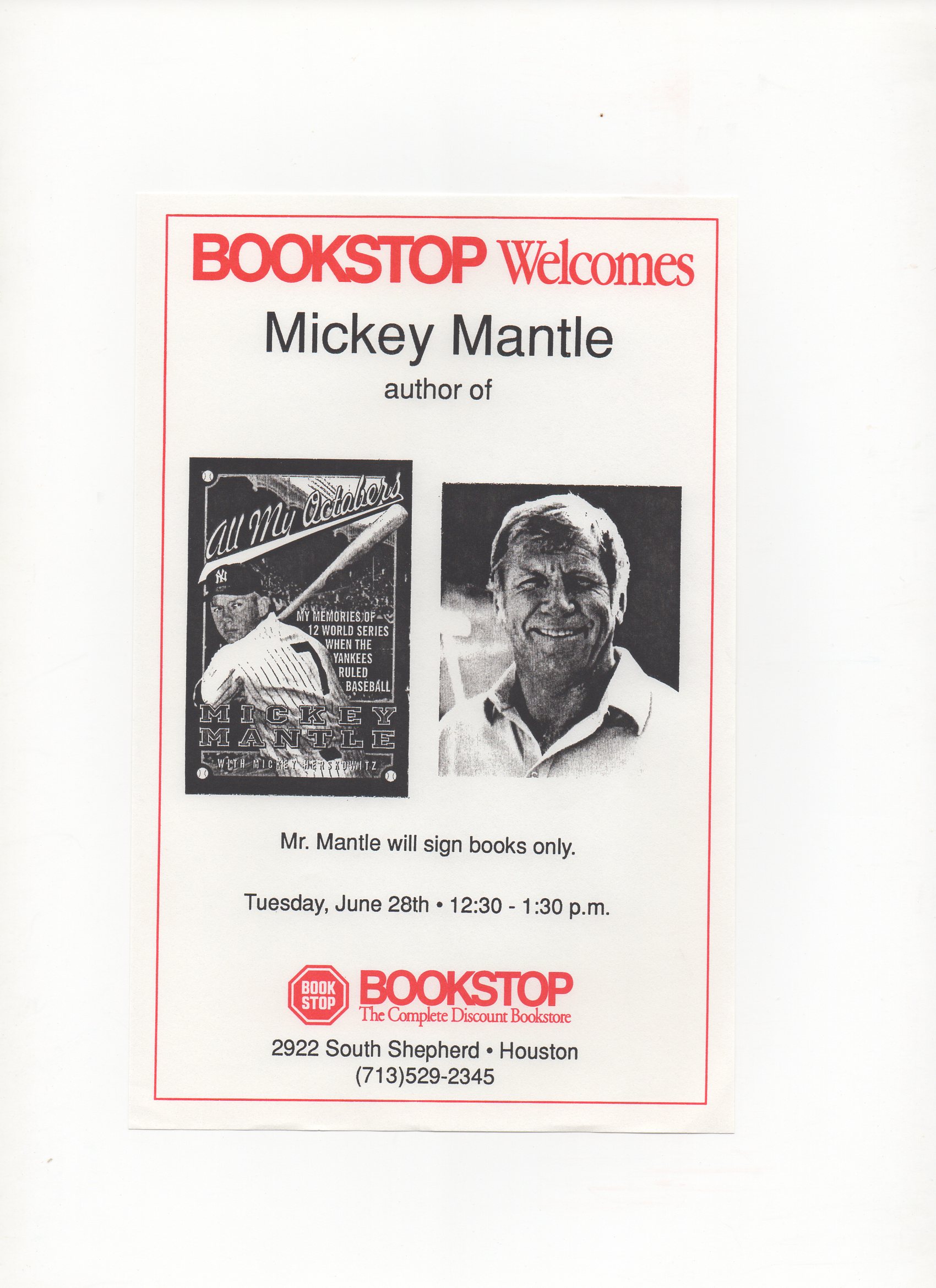1994-1995 bookstop stores flyer, tuesday 06/28