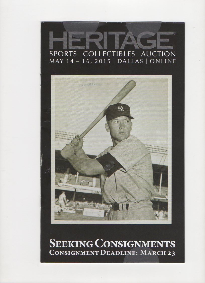 2015 heritage auctions, 05/14-16/2015