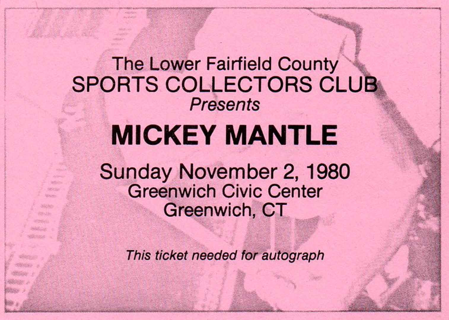 1980 lower fairfield sports collectors club, 11/02