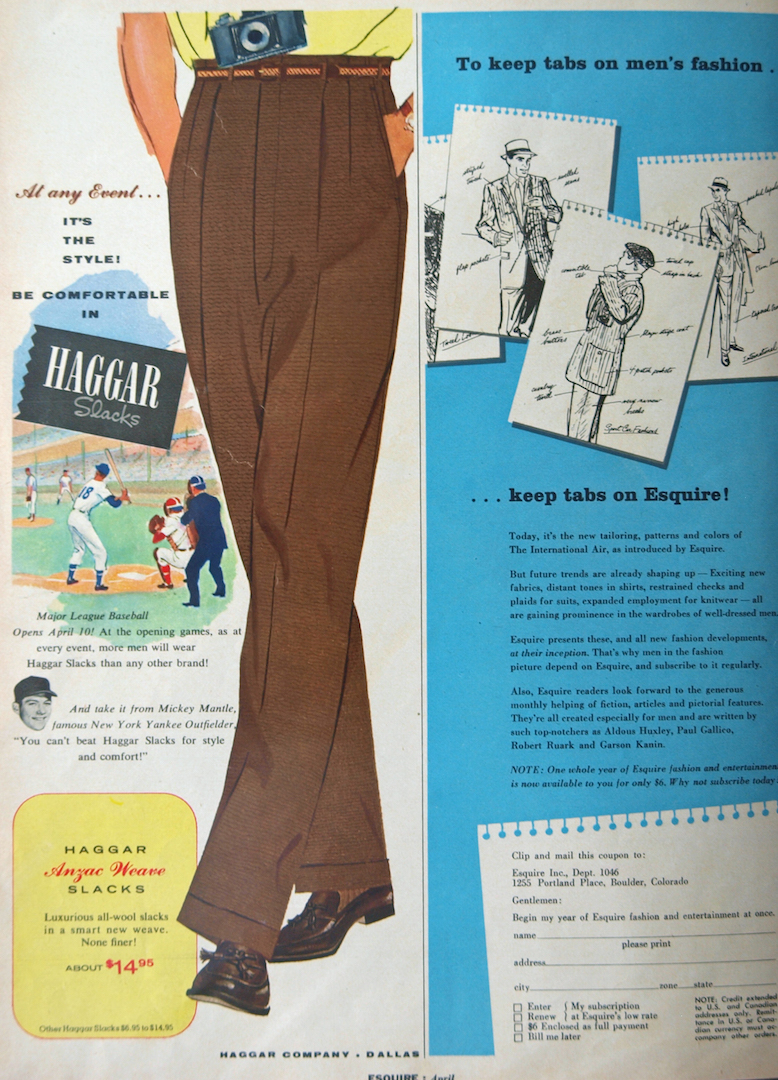 1950 era esquire magazine
