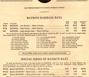 1954 price list