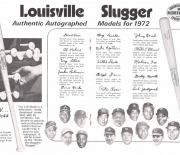 1972 h and b famous sluggers