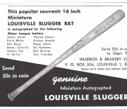 1961 louisville sluggers