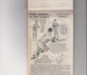 1955 oregon journal, baseball for the youngster pamphlet