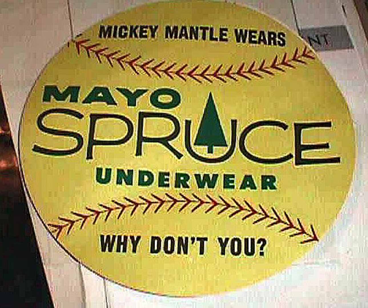 1955 mayo spruce store display