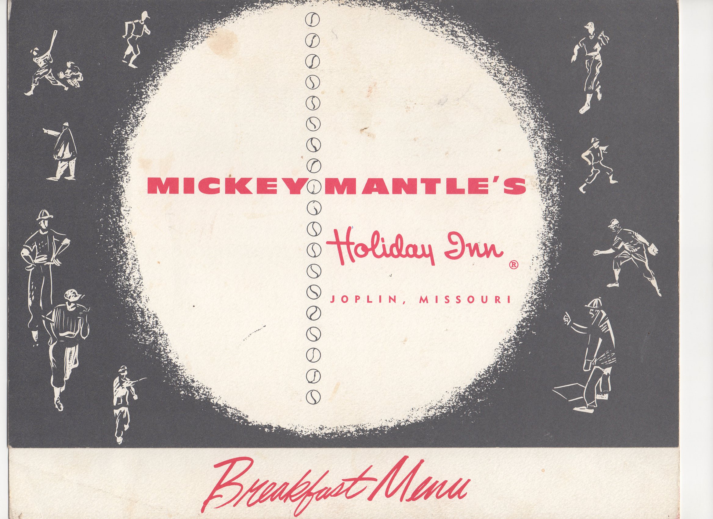 1956-1966 holiday inn menu