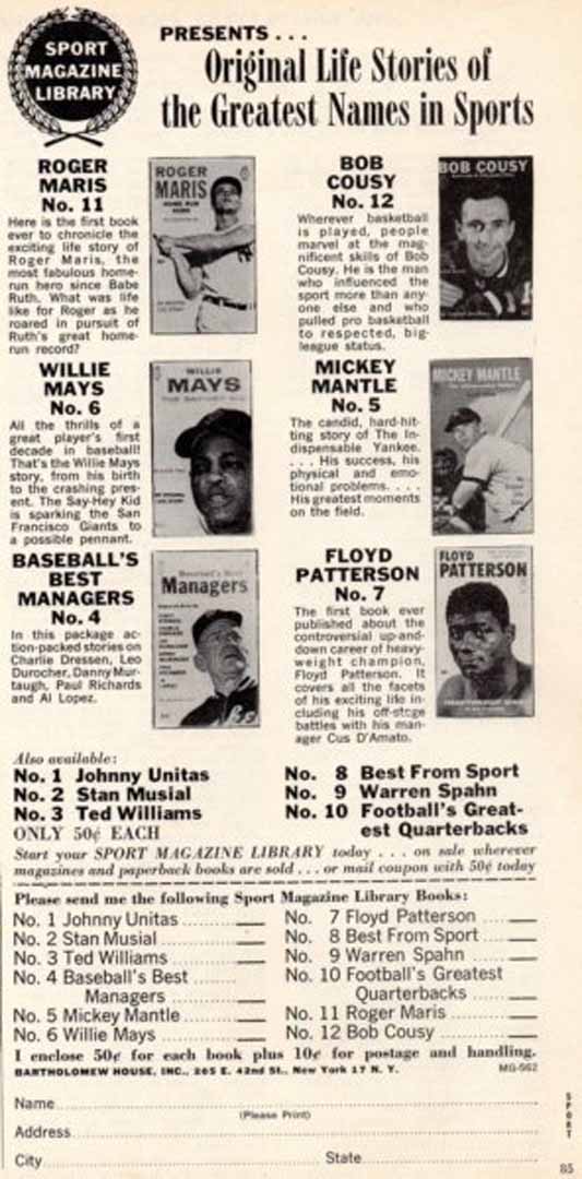 1960 era sport magazine