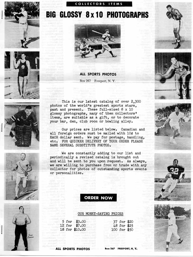 1960 era early all sports photos
