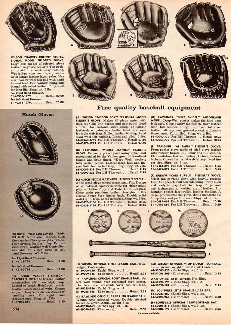 1957 continental catalog