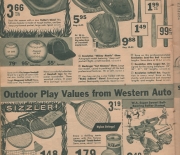 1961 western auto, 52nd anniversary, sale catalog