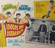 1961 safe at home Mexican lobby card