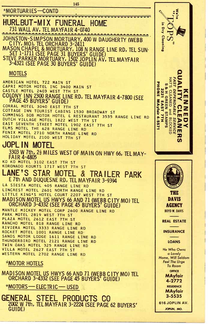 1963 joplin mo city directory