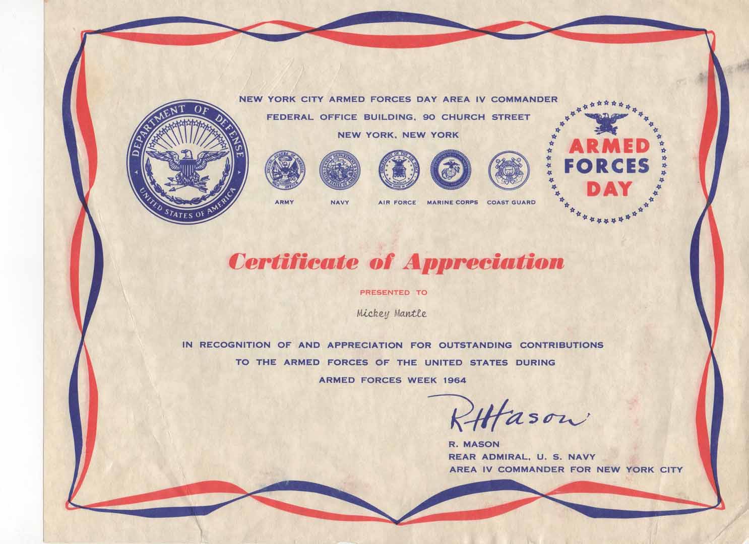 1964 armed forces day
