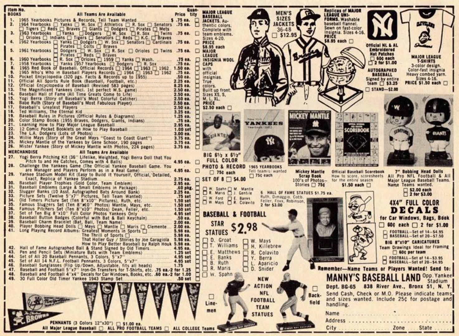 1965 baseball news