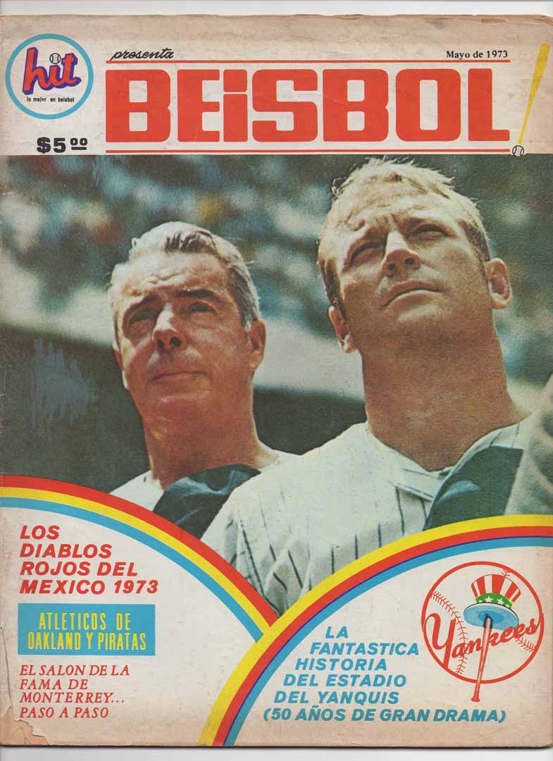 1973 spanish beisbol magazine