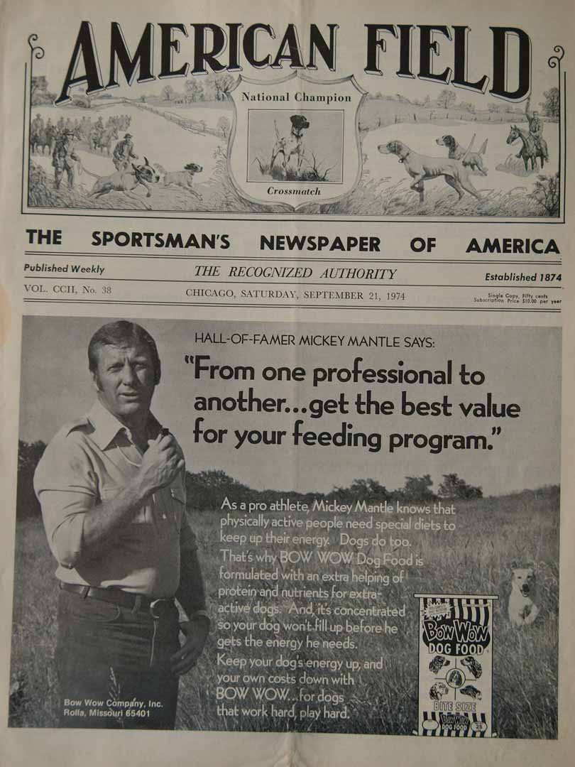 1974 american field mag 09/21